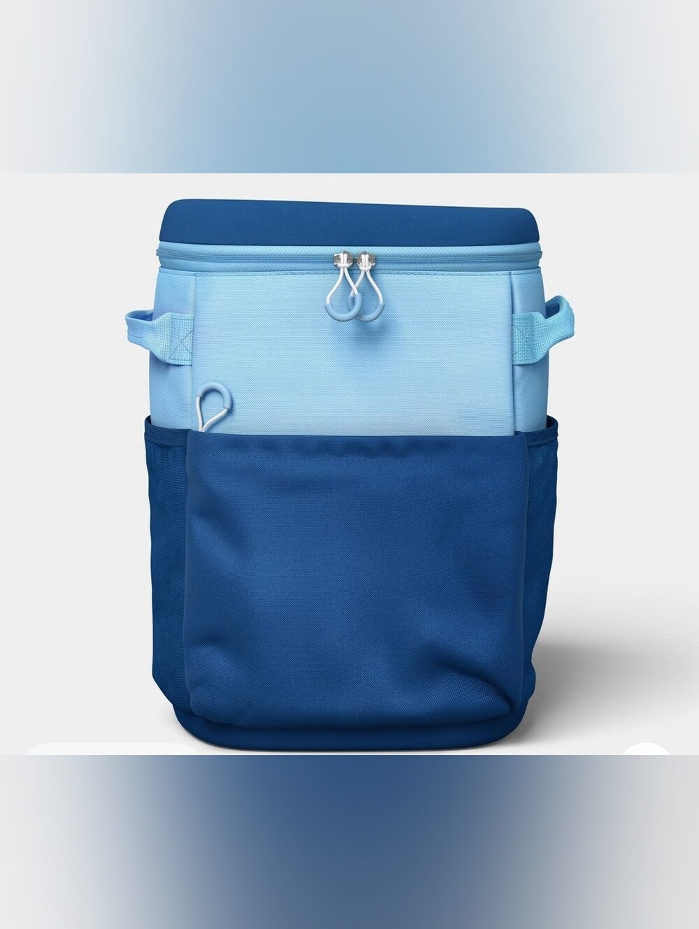 24 Cans 20.7 Quart Soft sided Blue Sun Squad  Backpack Cooler